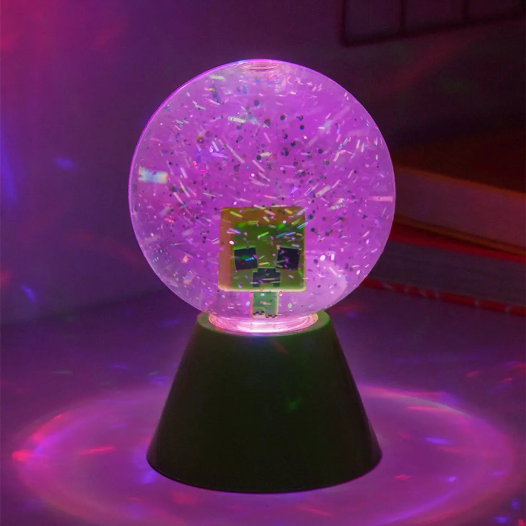 Paladone Minecraft LED Glitterbal - RGB - Multi