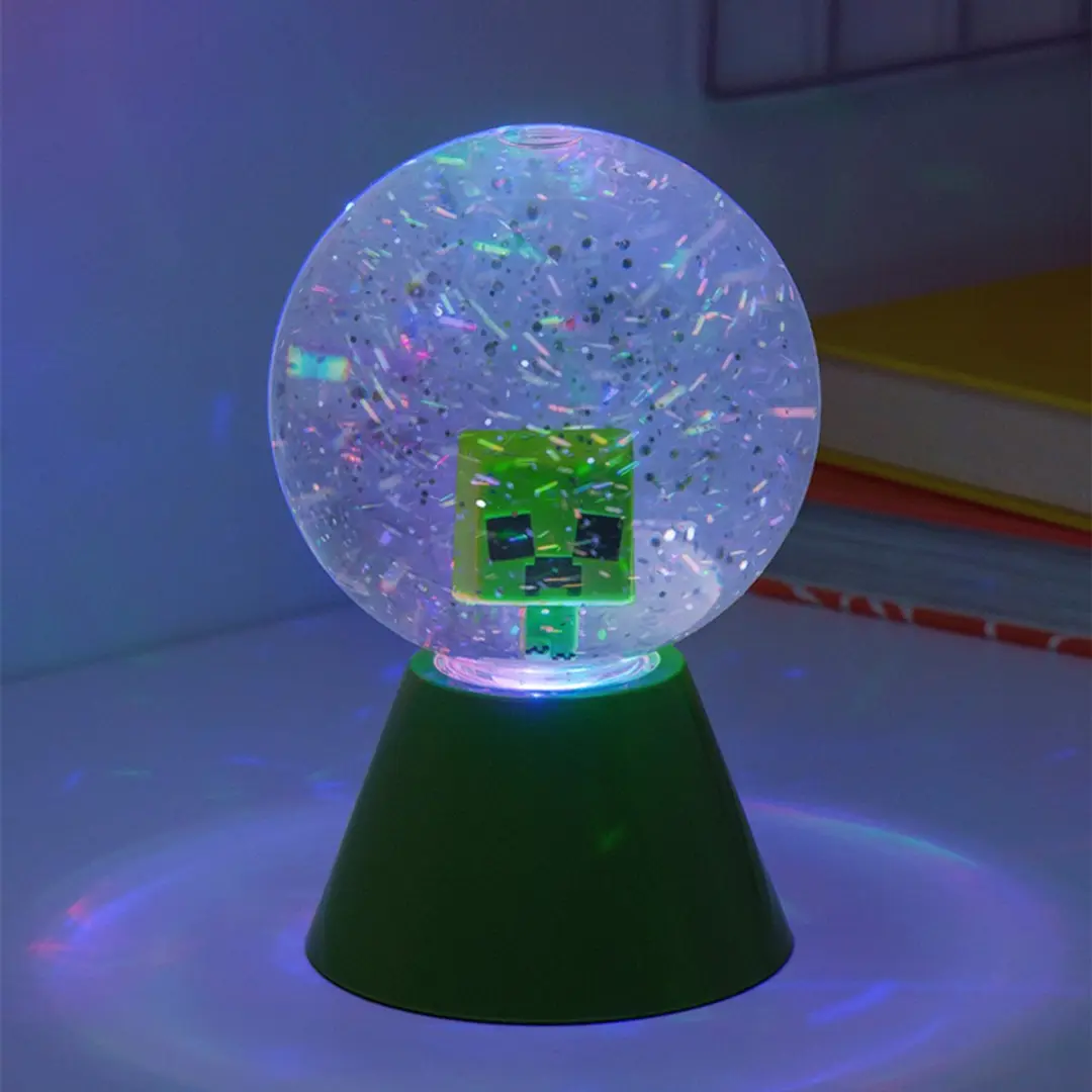 Paladone Minecraft LED Glitterbal - RGB - Multi