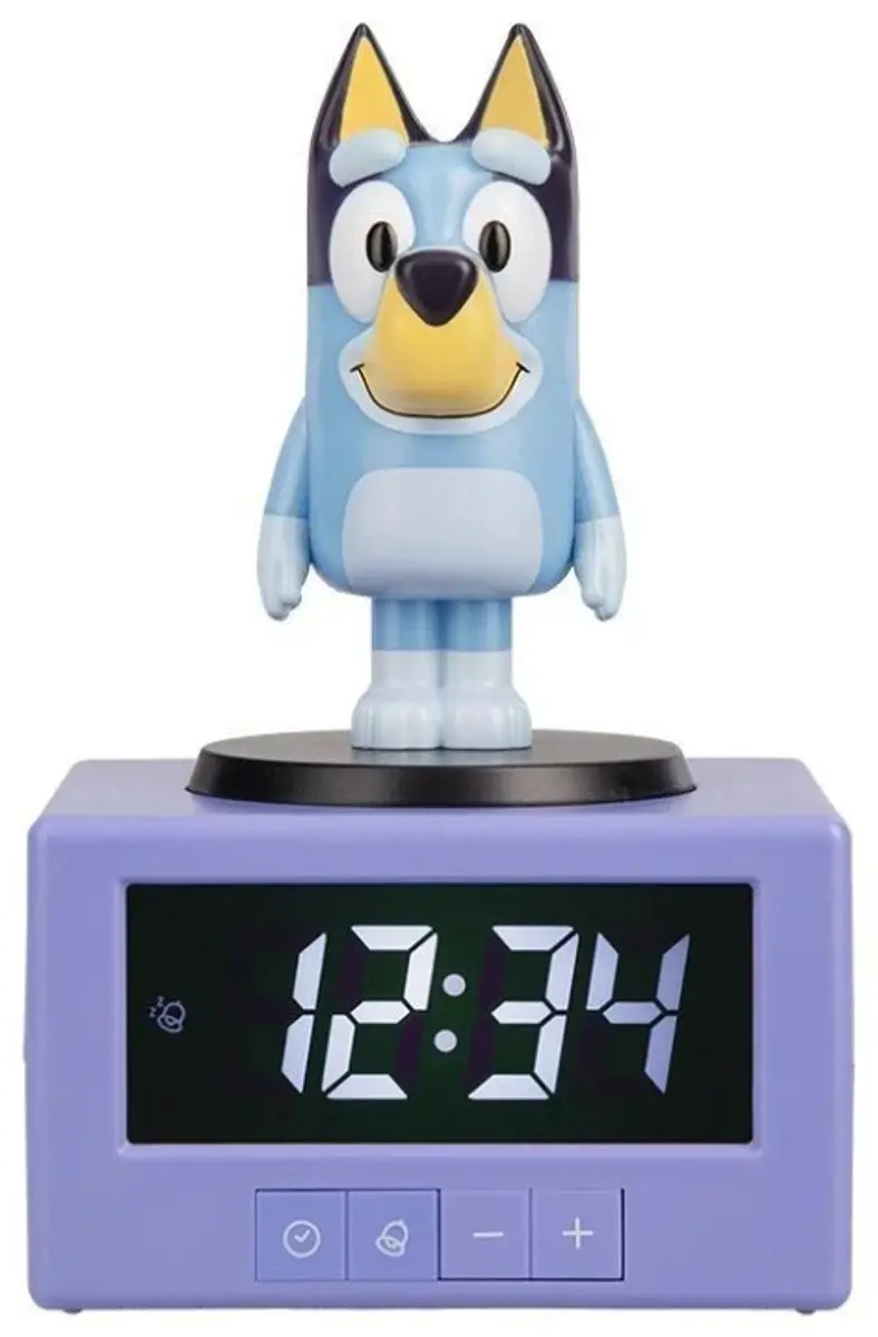 Paladone Bluey Icon Alarm Clock - Digitale Wekker 15.6cm - 3x AAA