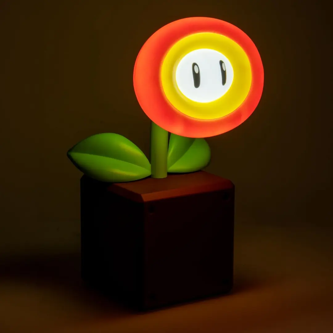 Paladone Super Mario Fire Flower LED Lamp - Officieel Nintendo