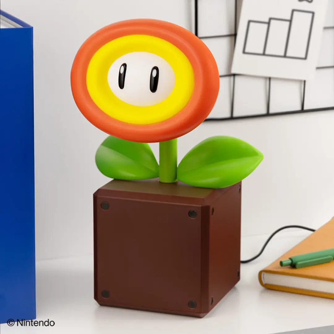 Paladone Super Mario Fire Flower LED Lamp - Officieel Nintendo
