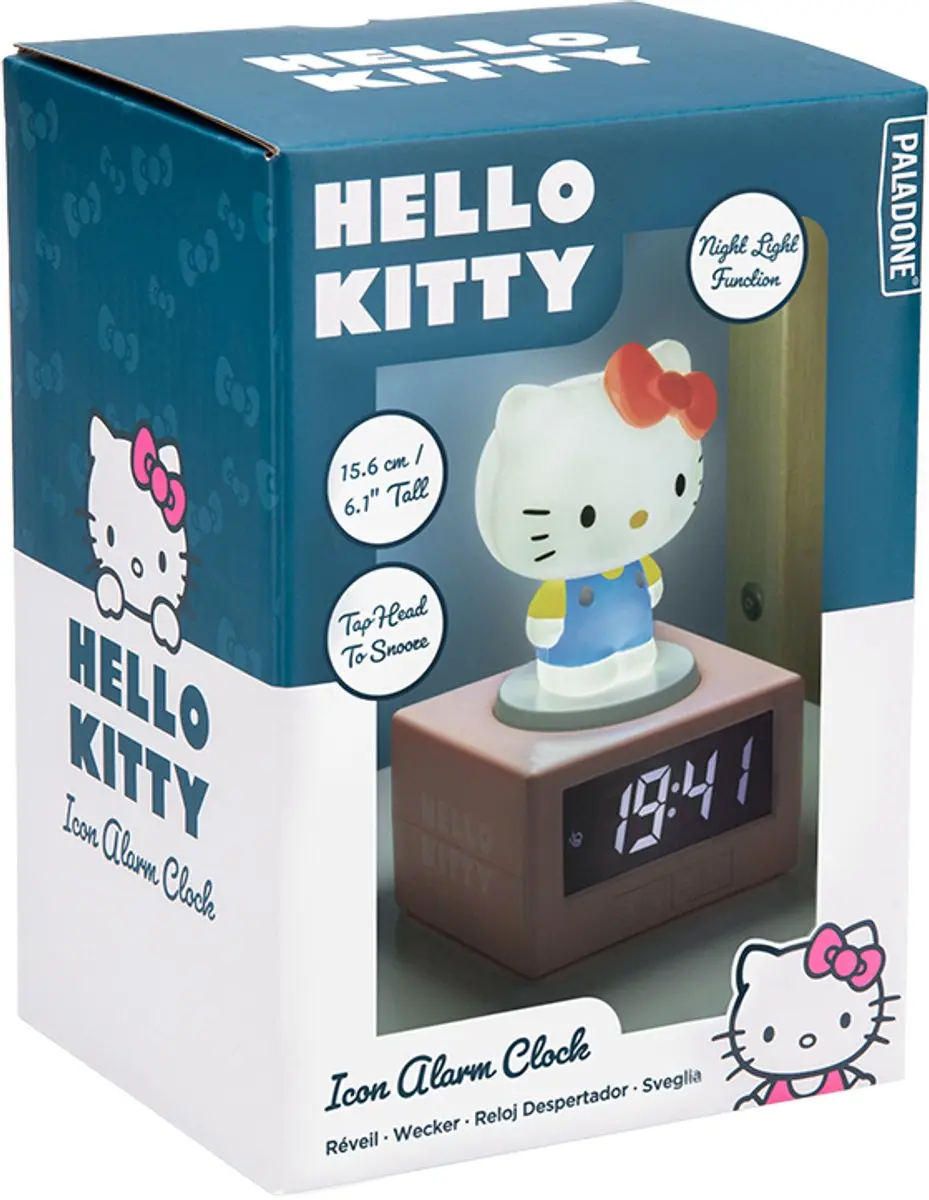 Paladone Hello Kitty Lichtwekker - Nachtlampfunctie - Blauw