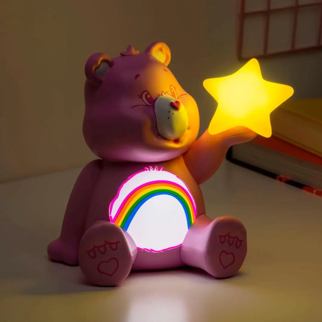 Paladone Care Bears Cheer Bear GloBuddies Nachtlamp 16cm - Roze
