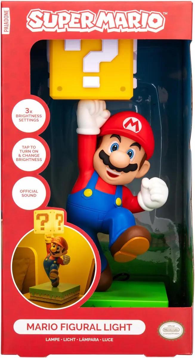 Paladone Super Mario Boo Nachtlamp 35cm - USB - 3 standen
