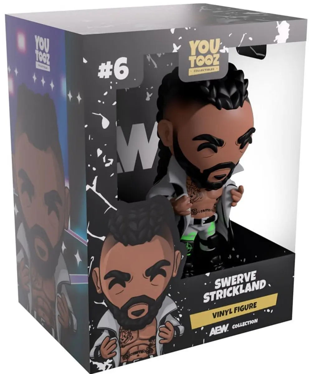 Youtooz All Elite Wrestling Swerve Strickland Figuren - 12cm - Multicolor - afbeelding 3 van 5