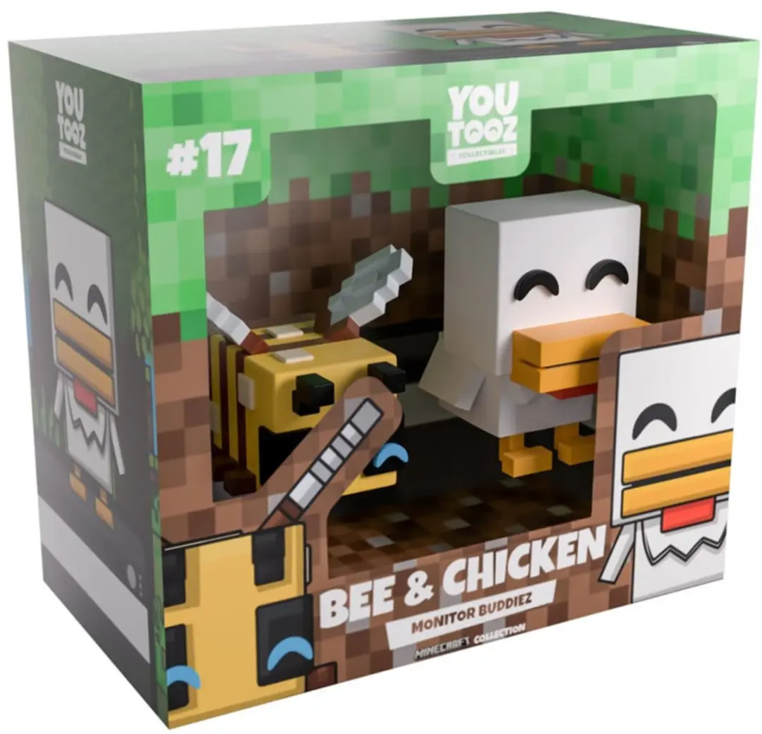 Youtooz Minecraft Bee & Chicken Monitor Buddiez - Multi - afbeelding 2 van 4