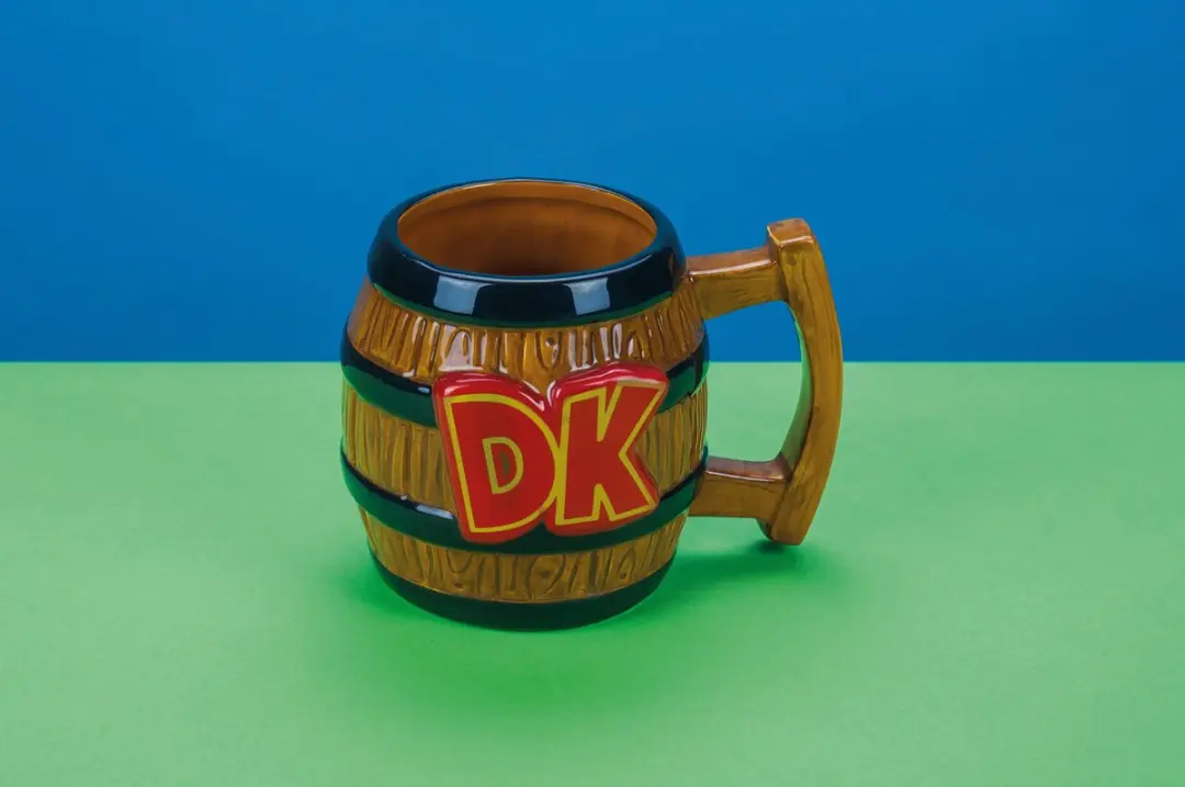 Paladone Donkey Kong Barrel Mok PP4008NN - 450ml - Bruin