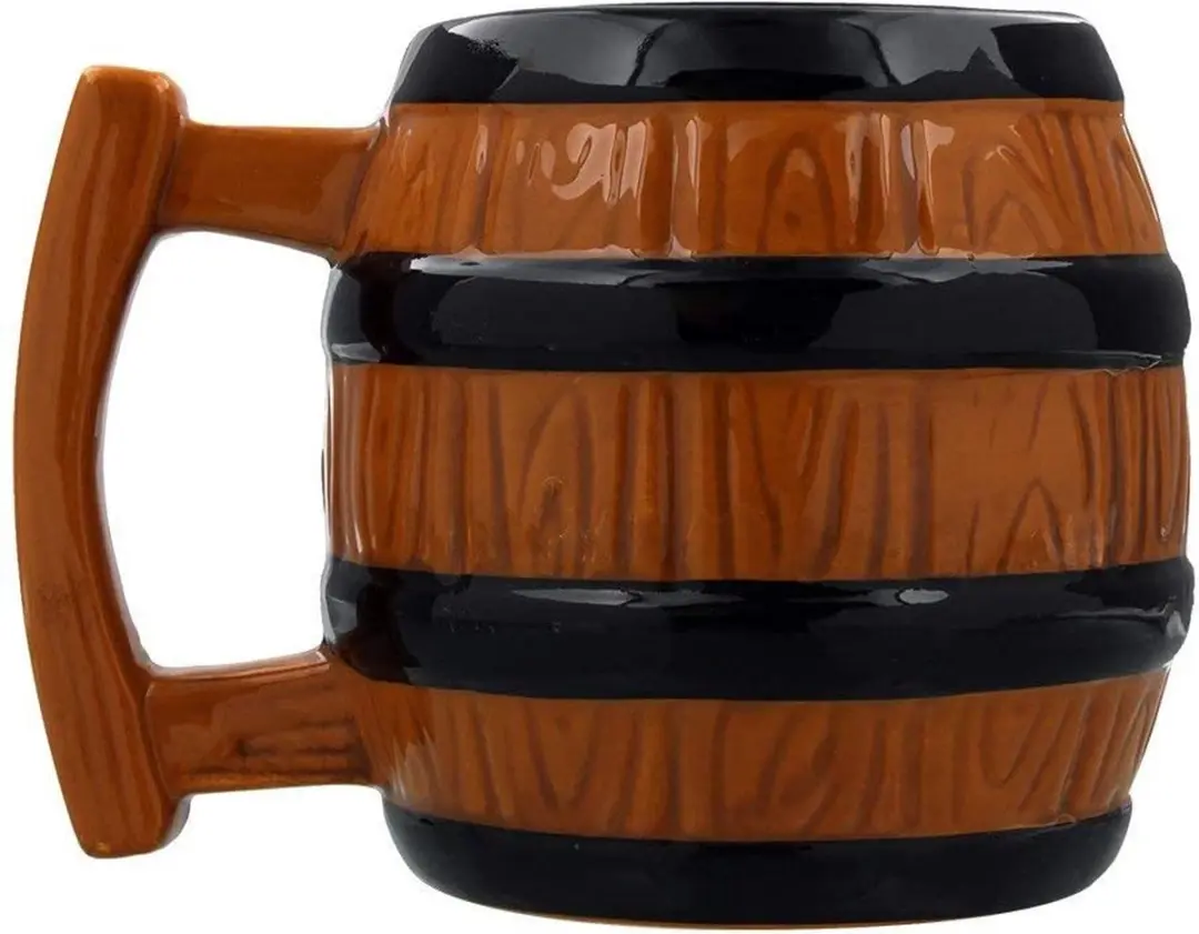 Paladone Donkey Kong Barrel Mok PP4008NN - 450ml - Bruin
