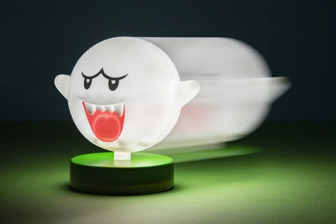 Paladone Super Mario Boo Icon Light 10cm LED Karakterlamp - Warm wit