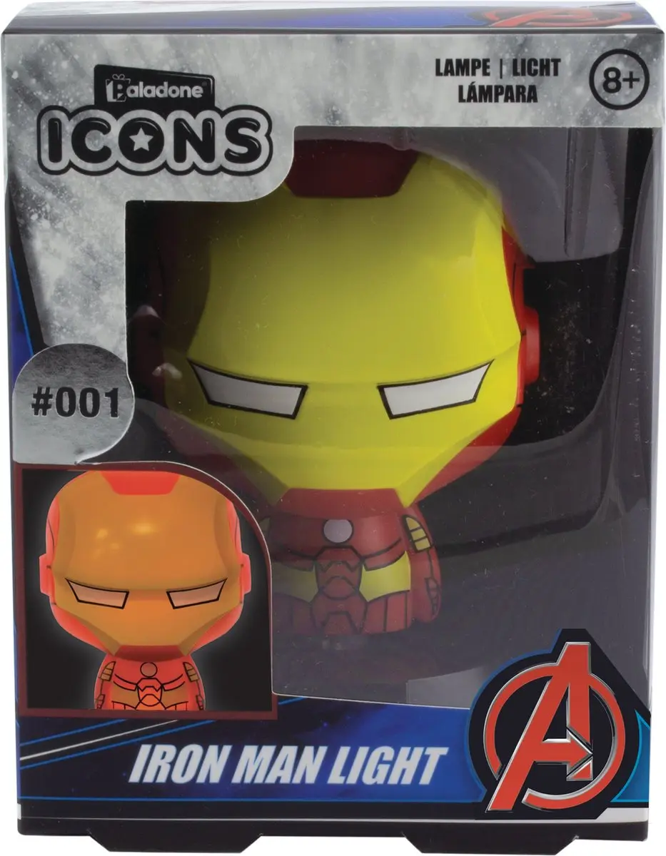 Paladone Marvel Avengers Iron Man Icon Light 10cm - Veelkleurig