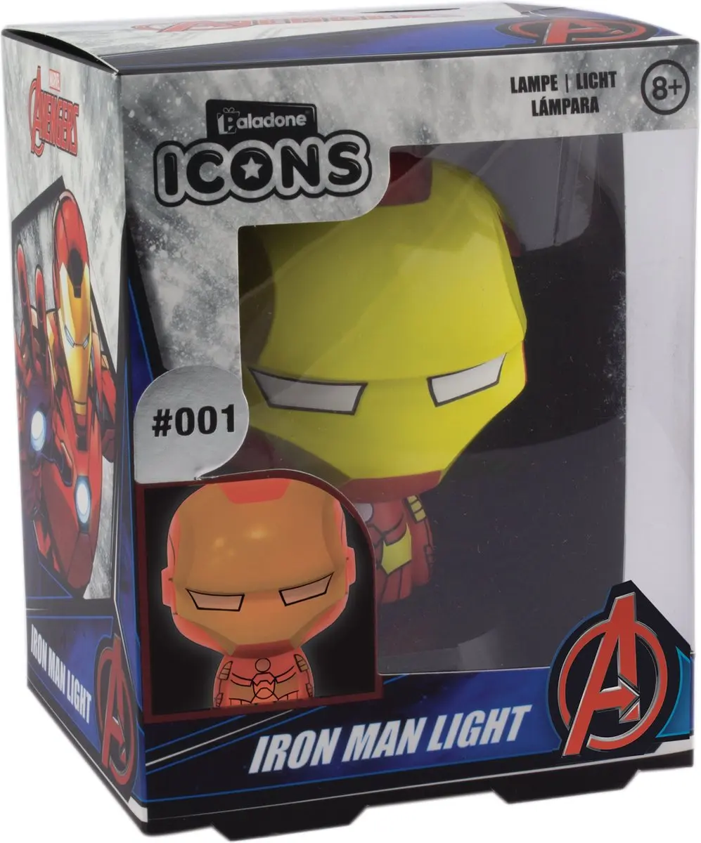 Paladone Marvel Avengers Iron Man Icon Light 10cm - Veelkleurig