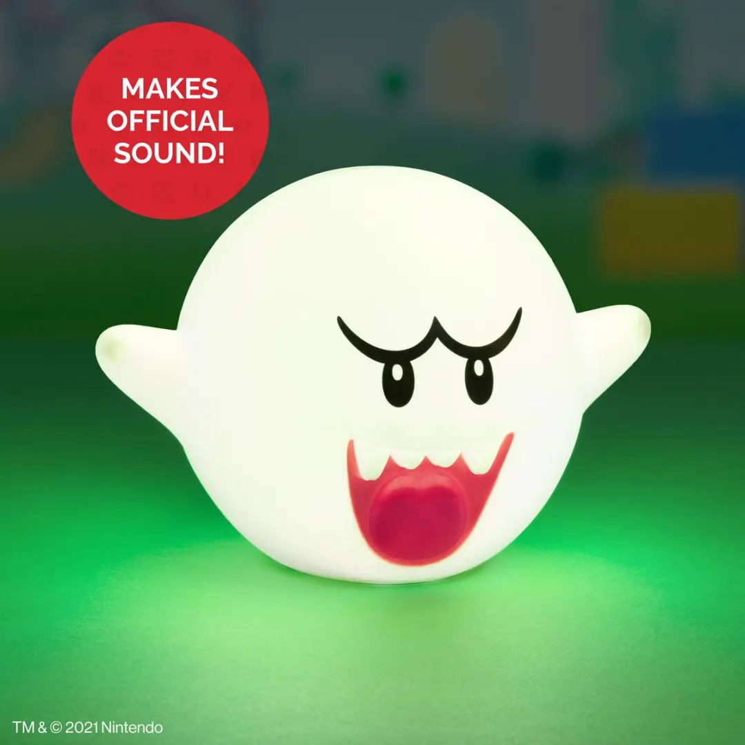 Paladone Super Mario 3D Boo Light - Licht met Geluid - Wit
