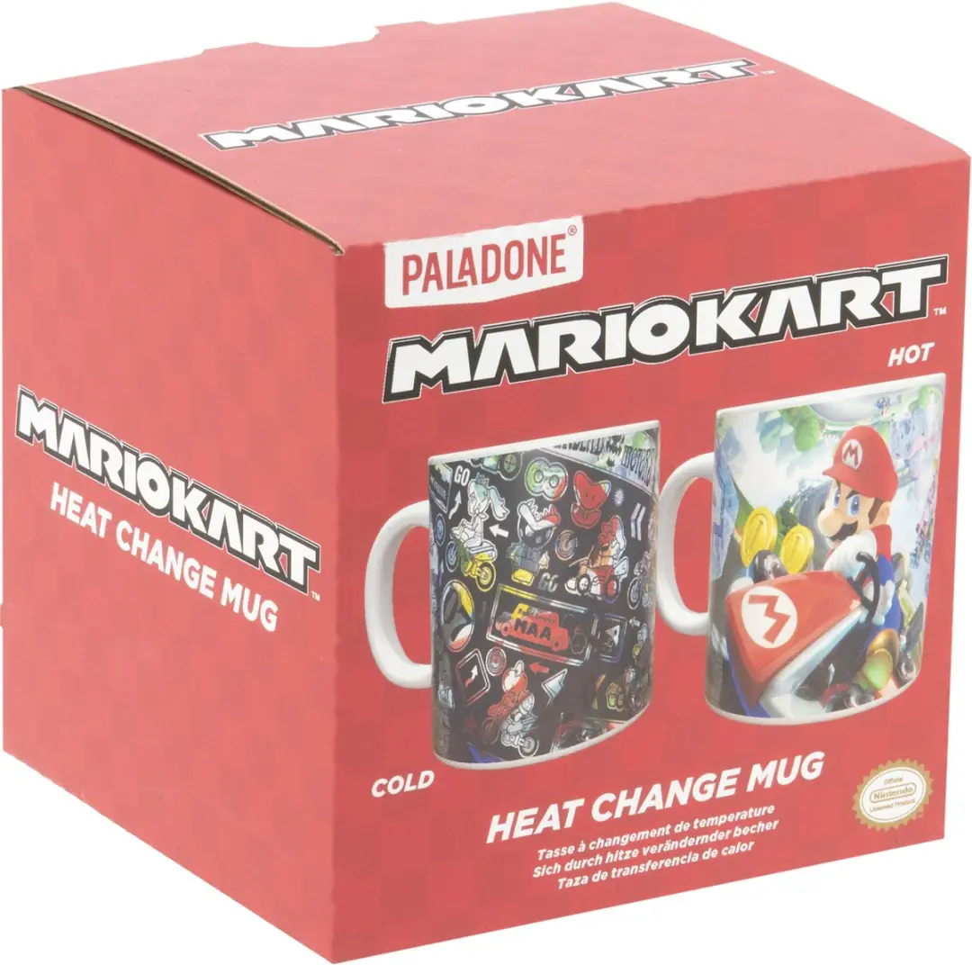 Paladone Mario Kart Thermoreactieve Mok 300ml - PP8307NN - Multicolor