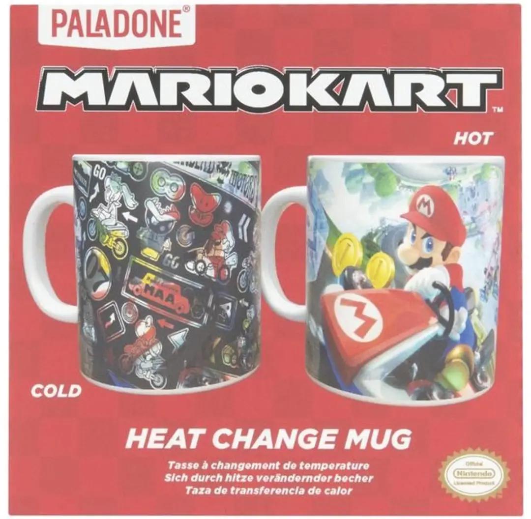 Paladone Mario Kart Thermoreactieve Mok 300ml - PP8307NN - Multicolor