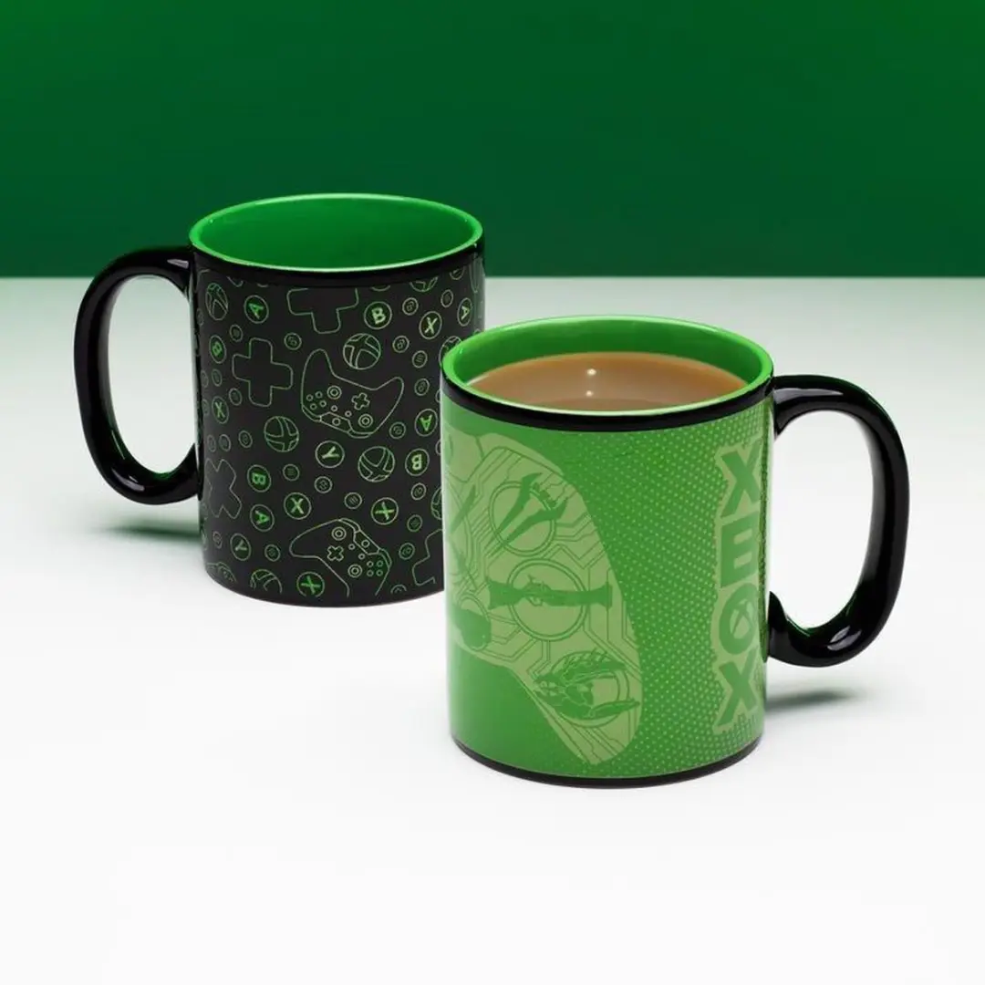 Paladone Xbox Warmtewissel Mok PP8381XB - 300ml - Groen/Zwart