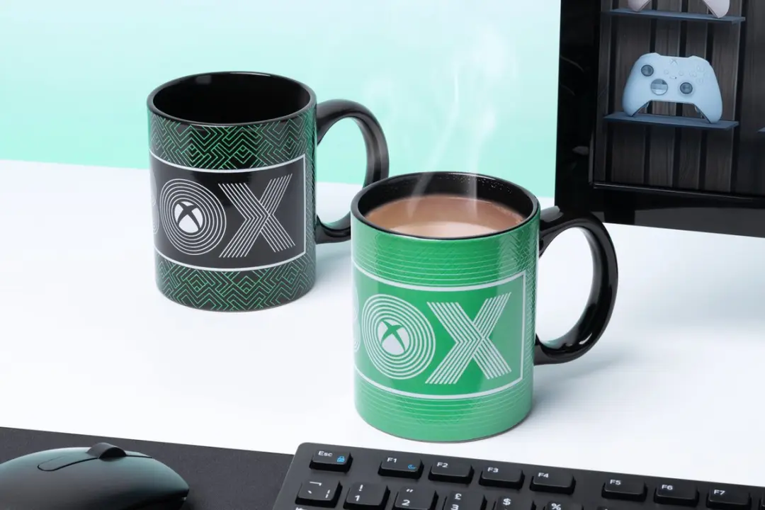 Paladone Xbox Warmtewissel Mok PP8381XB - 300ml - Groen/Zwart