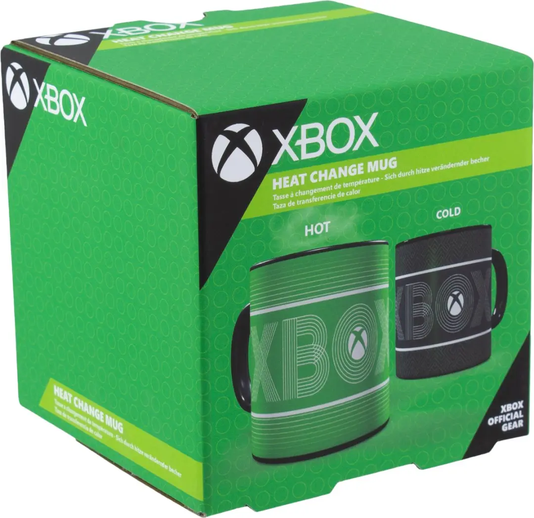 Paladone Xbox Warmtewissel Mok PP8381XB - 300ml - Groen/Zwart