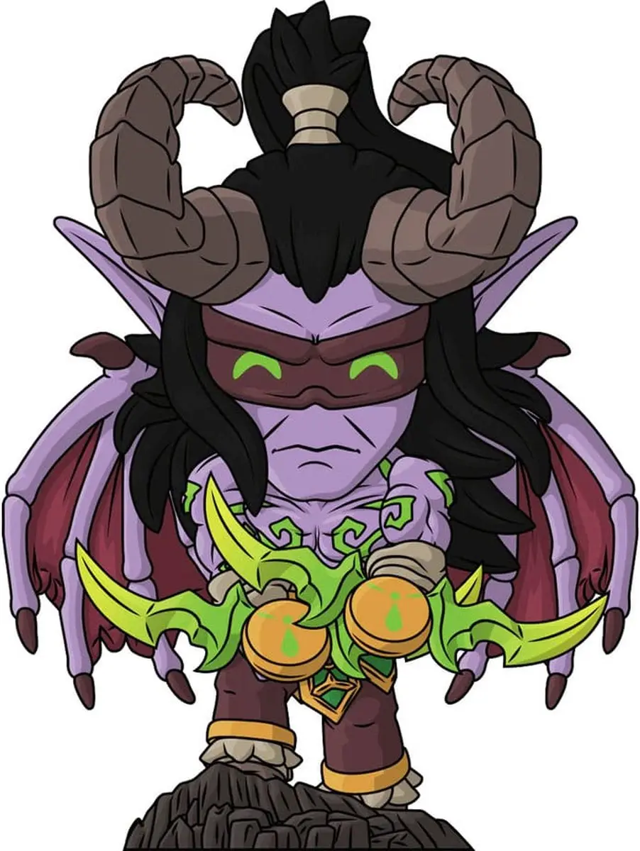 Youtooz World of Warcraft Illidan Stormrage Vinyl Figure 13cm - Multi - afbeelding 4 van 5