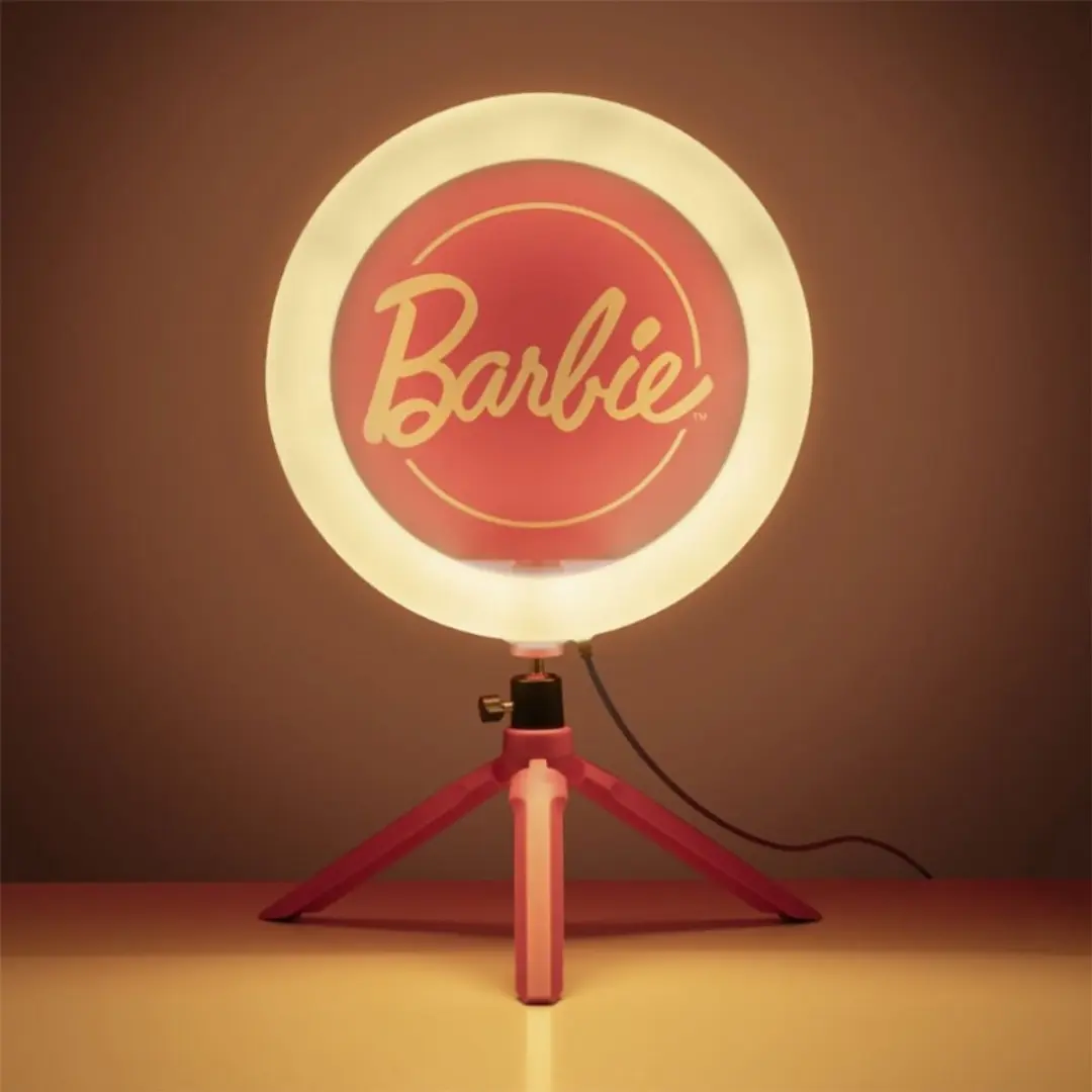 Paladone Barbie Streaming Light Ringlamp - 10 Kleuren - Telefoonhouder