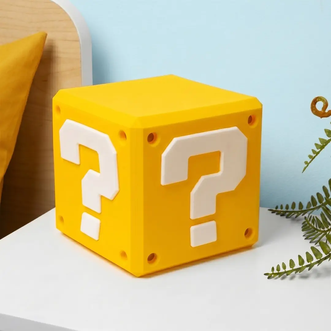 Paladone Super Mario Question Block Lamp - Warm wit
