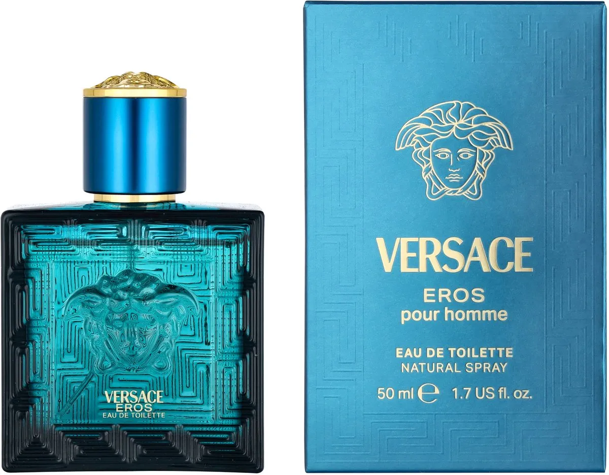 Versace Eros Eau de Toilette - Herenparfum met houtig oriëntaals karakter - 50 ml
