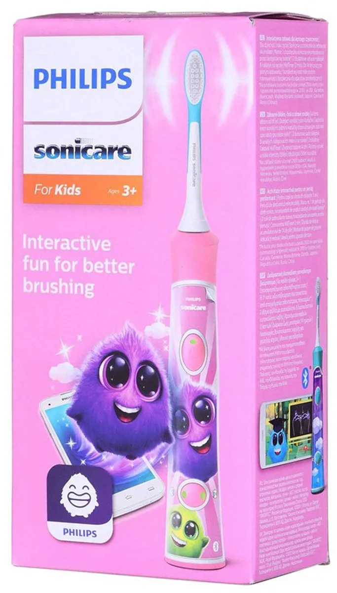 Philips Sonicare For Kids HX6352/42 Elektrische Tandenborstel - Roze - 2 Snelheden - afbeelding 6 van 6