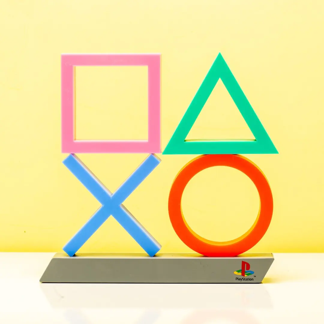 Paladone PlayStation Icons Light XL Decoratieve Tafellamp - 12 Lichtpunten - Multi