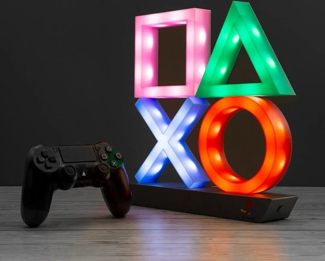 Paladone PlayStation Icons Light XL Decoratieve Tafellamp - 12 Lichtpunten - Multi