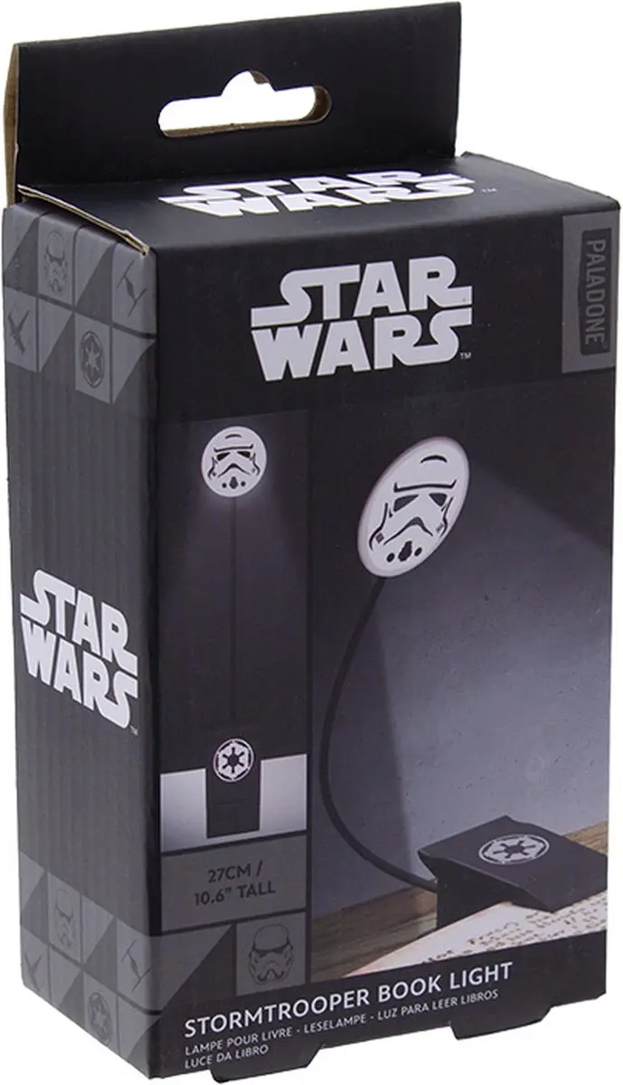 Paladone Star Wars Stormtrooper Boekenlamp - Wit/Zwart