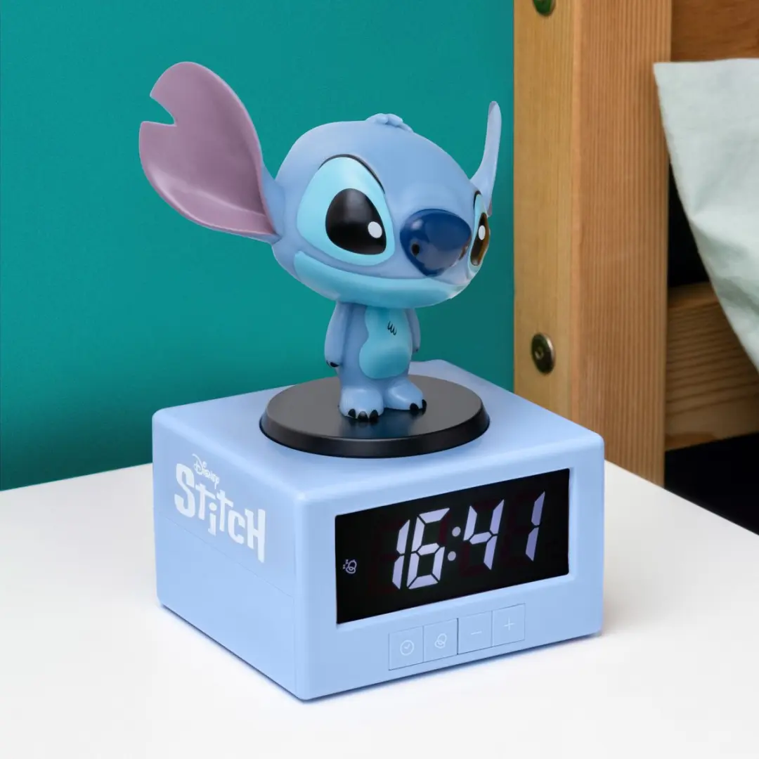 Paladone Disney Stitch Digitale Wekker met Nachtlampje - Stitch