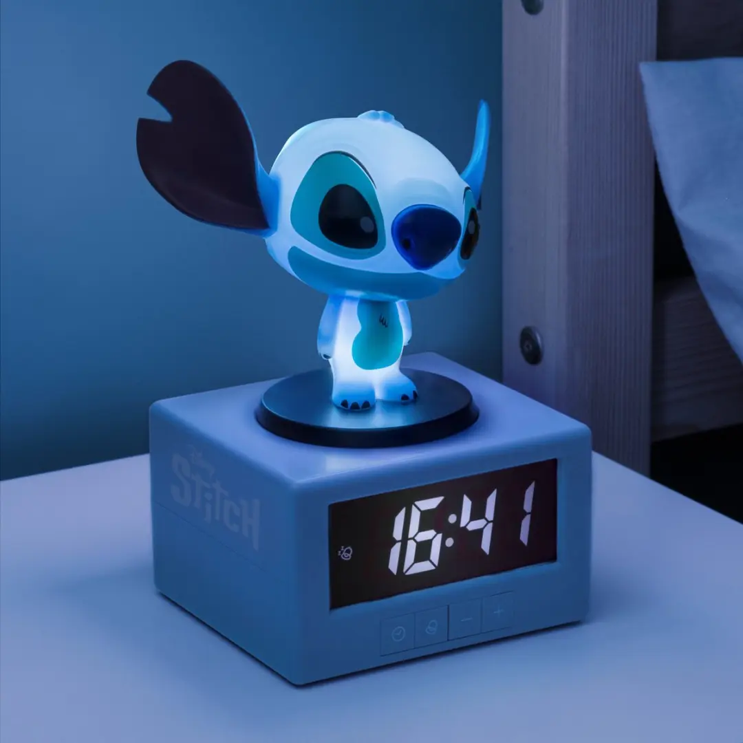 Paladone Disney Stitch Digitale Wekker met Nachtlampje - Stitch
