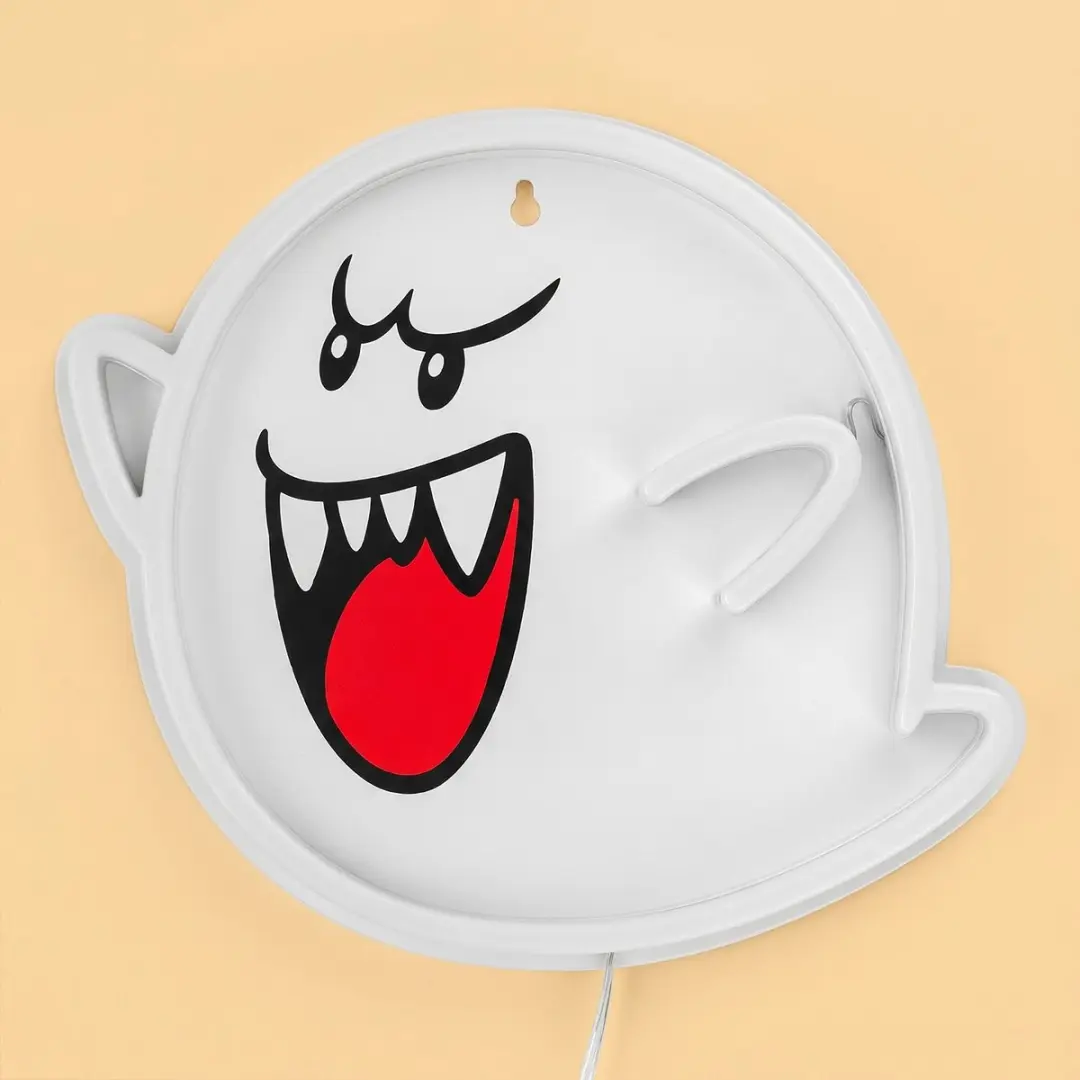 Paladone Super Mario Boo Neon Muurlamp - 5W Wit