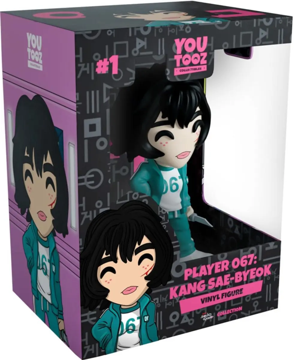 Youtooz Squid Game Kang Sae Byeok Vinyl Figuur - 11cm - Multicolor - afbeelding 2 van 3