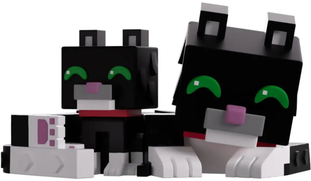 Youtooz Minecraft Tuxedo Cat Vinyl Figure - Multi - afbeelding 5 van 6