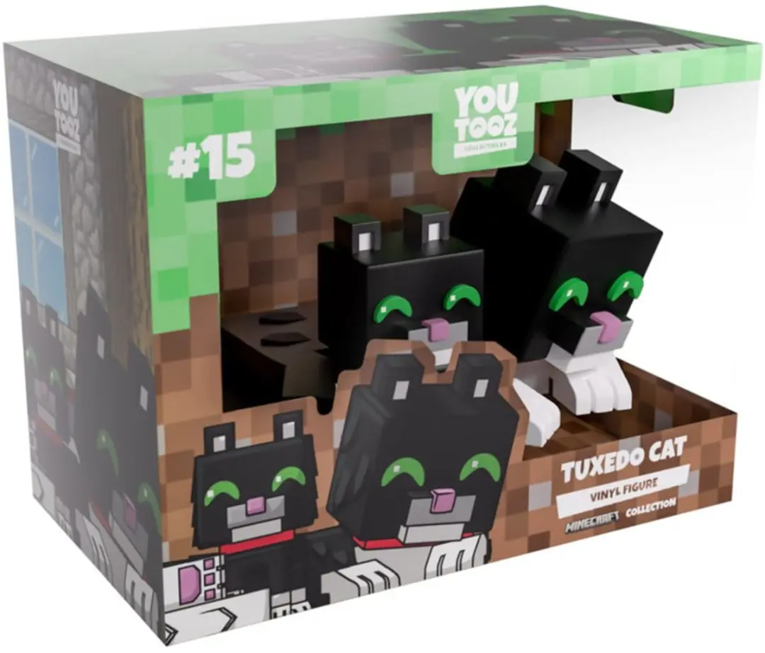 Youtooz Minecraft Tuxedo Cat Vinyl Figure - Multi - afbeelding 2 van 6