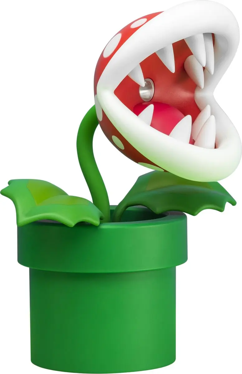Paladone Super Mario Piranha Plant LED Bureaulamp - 33 cm - Wit licht