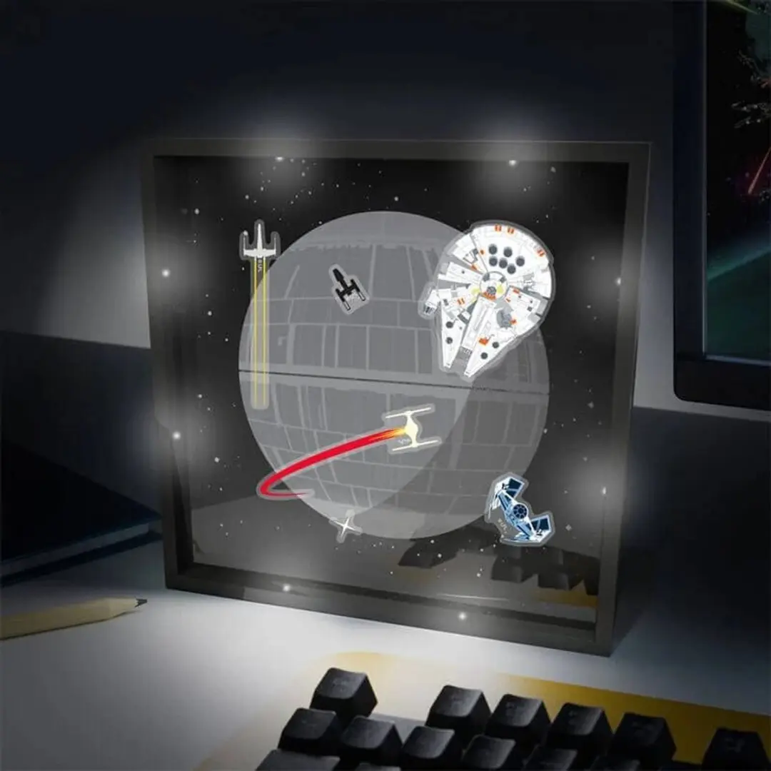 Paladone Star Wars Schepen Frame Licht - Veelkleurig