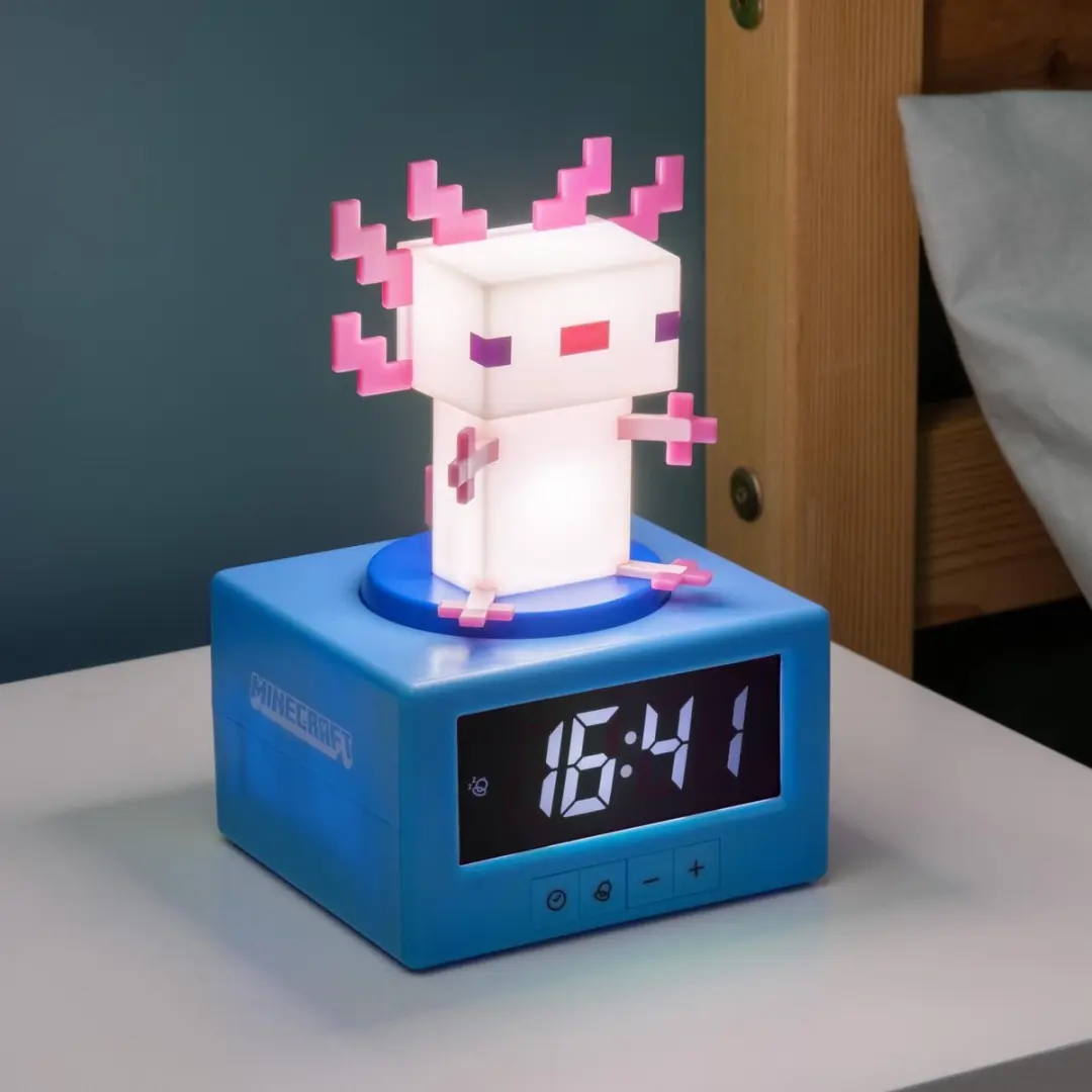 Paladone Minecraft Axolotl Wekker