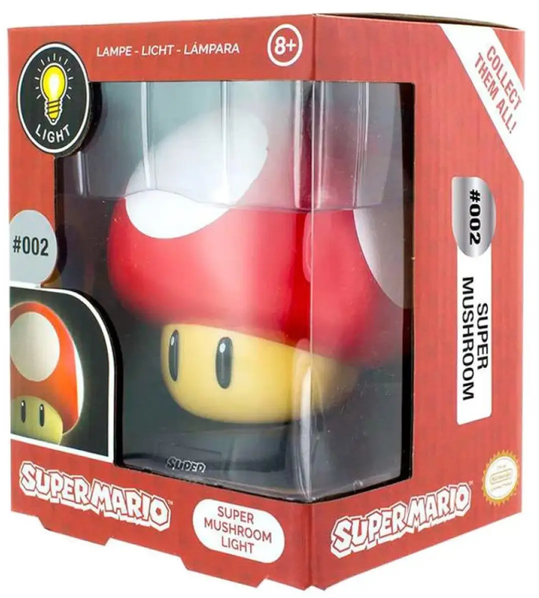 Paladone Super Mario Super Mushroom Icon Light - Nachtlampje