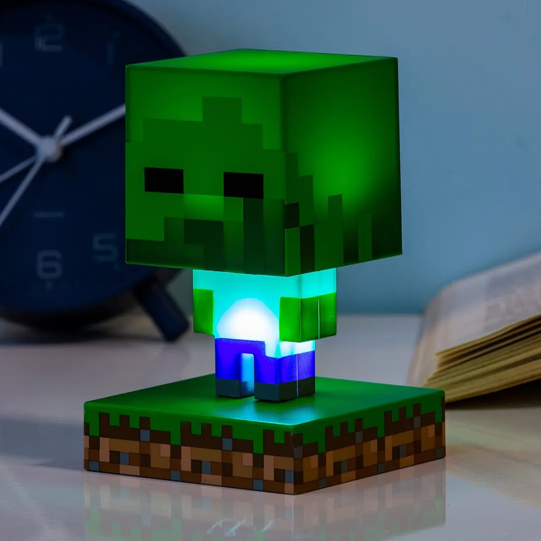 Paladone Minecraft Zombie Icon Light - Veelkleurig