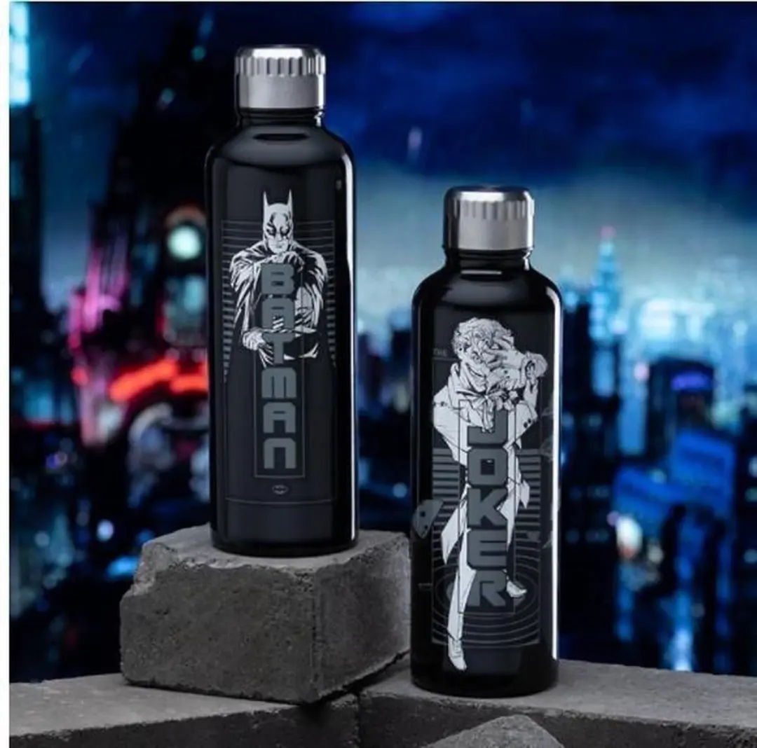 Paladone Batman Metalen Drinkfles 0,5L - Multicolor PP8031BM