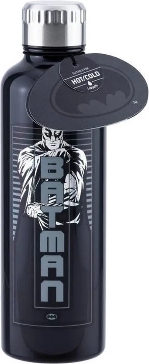 Paladone Batman Metalen Drinkfles 0,5L - Multicolor PP8031BM