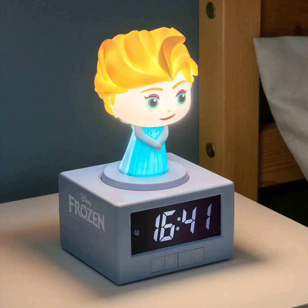 Paladone Frozen Elsa Icon Alarm Clock - Witte LED