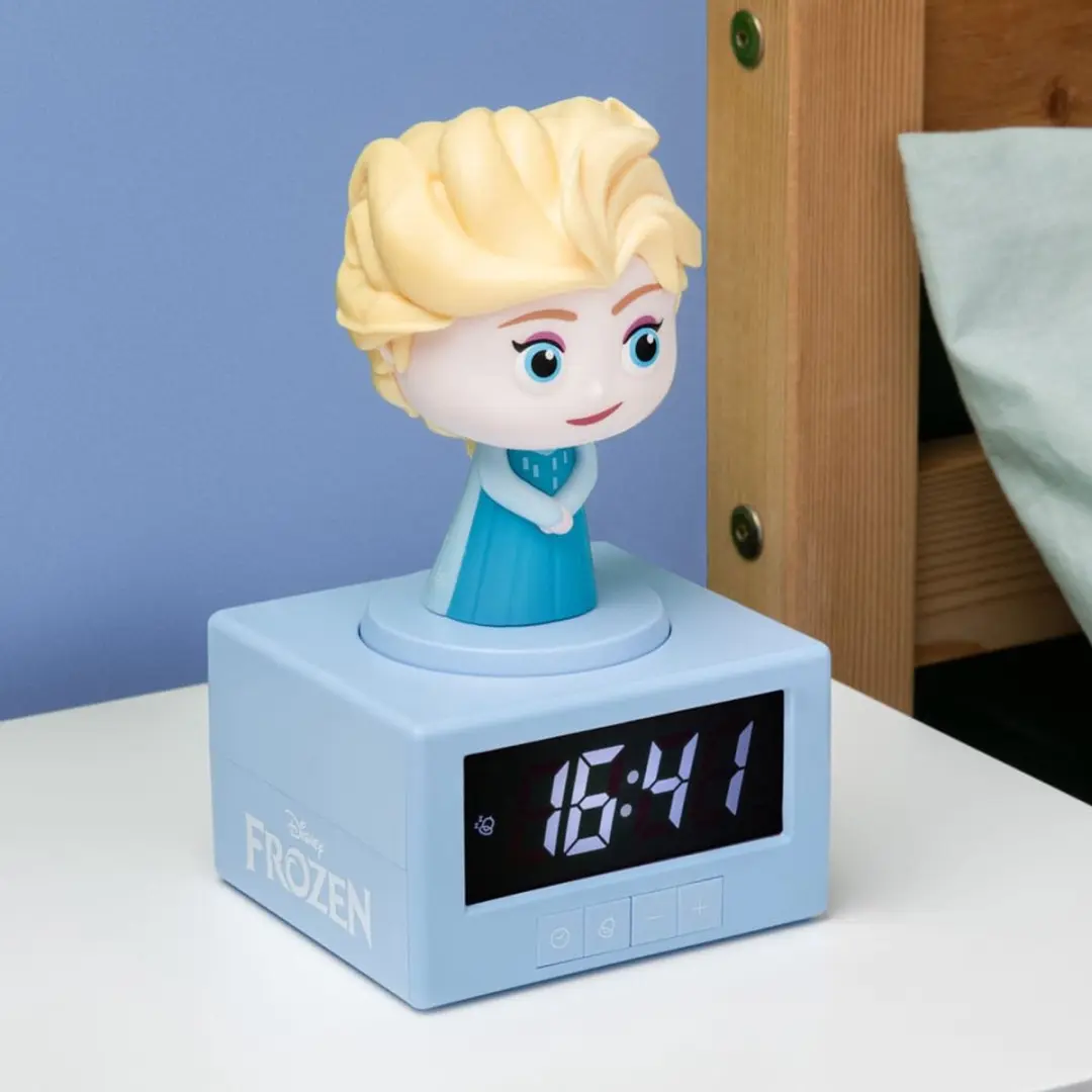 Paladone Frozen Elsa Icon Alarm Clock - Witte LED