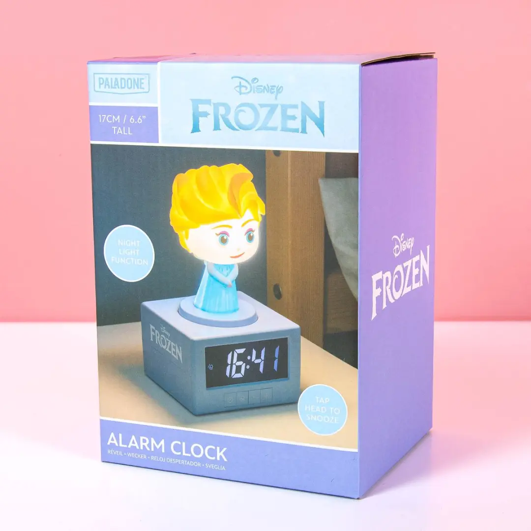 Paladone Frozen Elsa Icon Alarm Clock - Witte LED