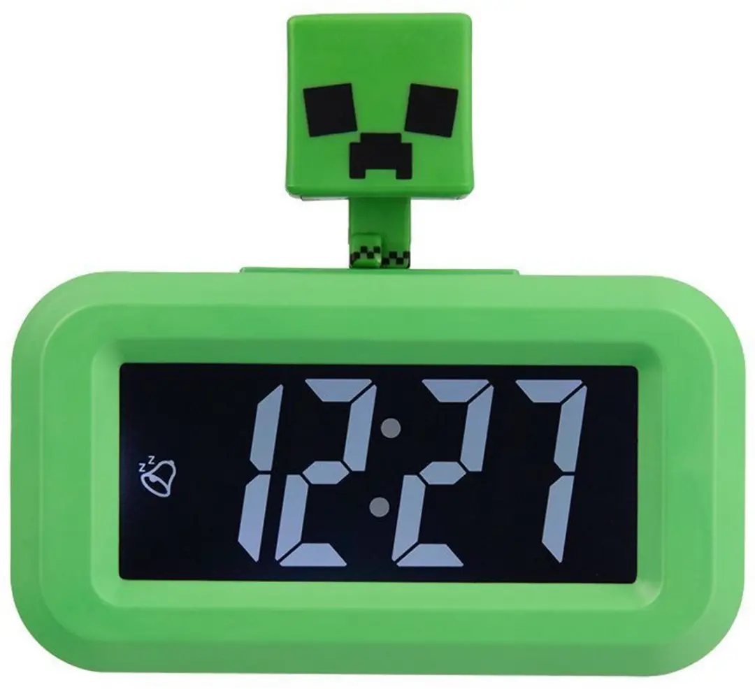 Paladone Minecraft Creeper Wekker - Groen
