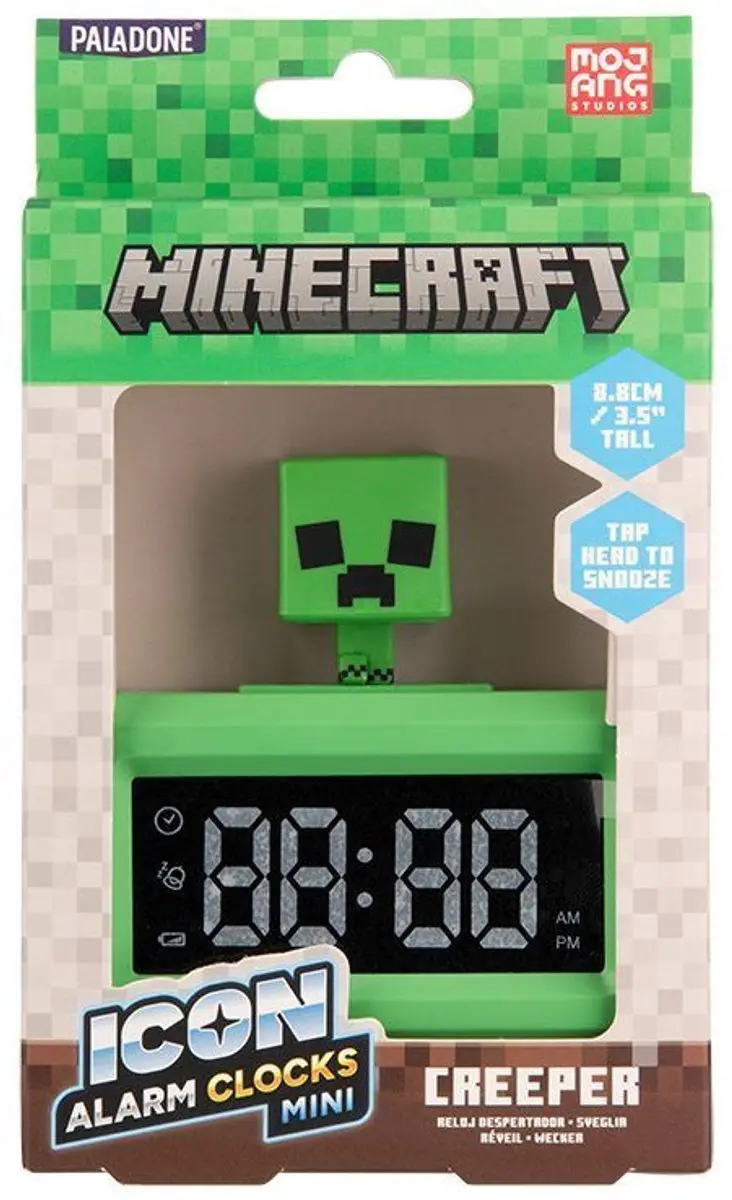 Paladone Minecraft Creeper Wekker - Groen