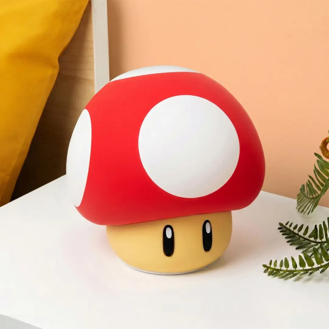 Paladone Super Mario Super Mushroom Nachtlamp - Oplaadbaar Siliconen
