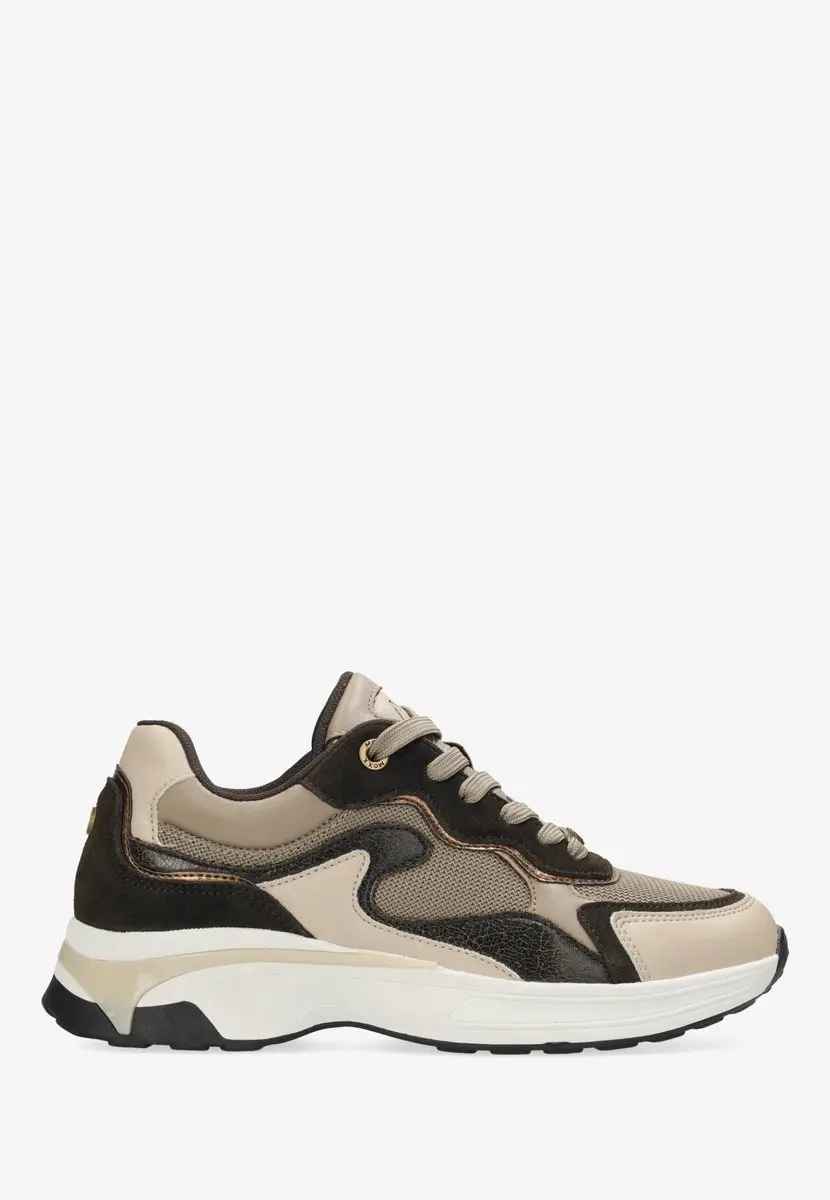 Mexx Portia Love Sneakers - Bruin/Groen - afbeelding 3 van 6