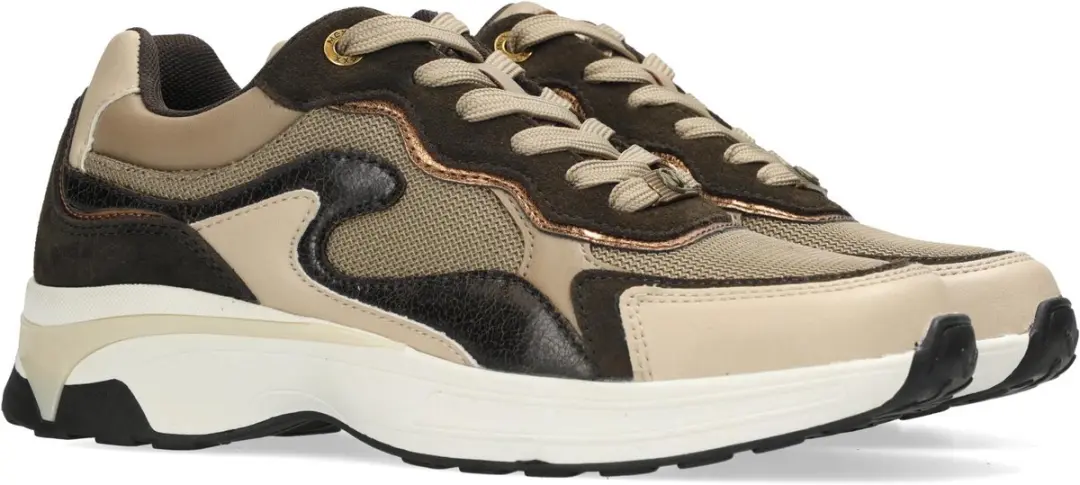 Mexx Portia Love Sneakers - Bruin/Groen - afbeelding 4 van 6